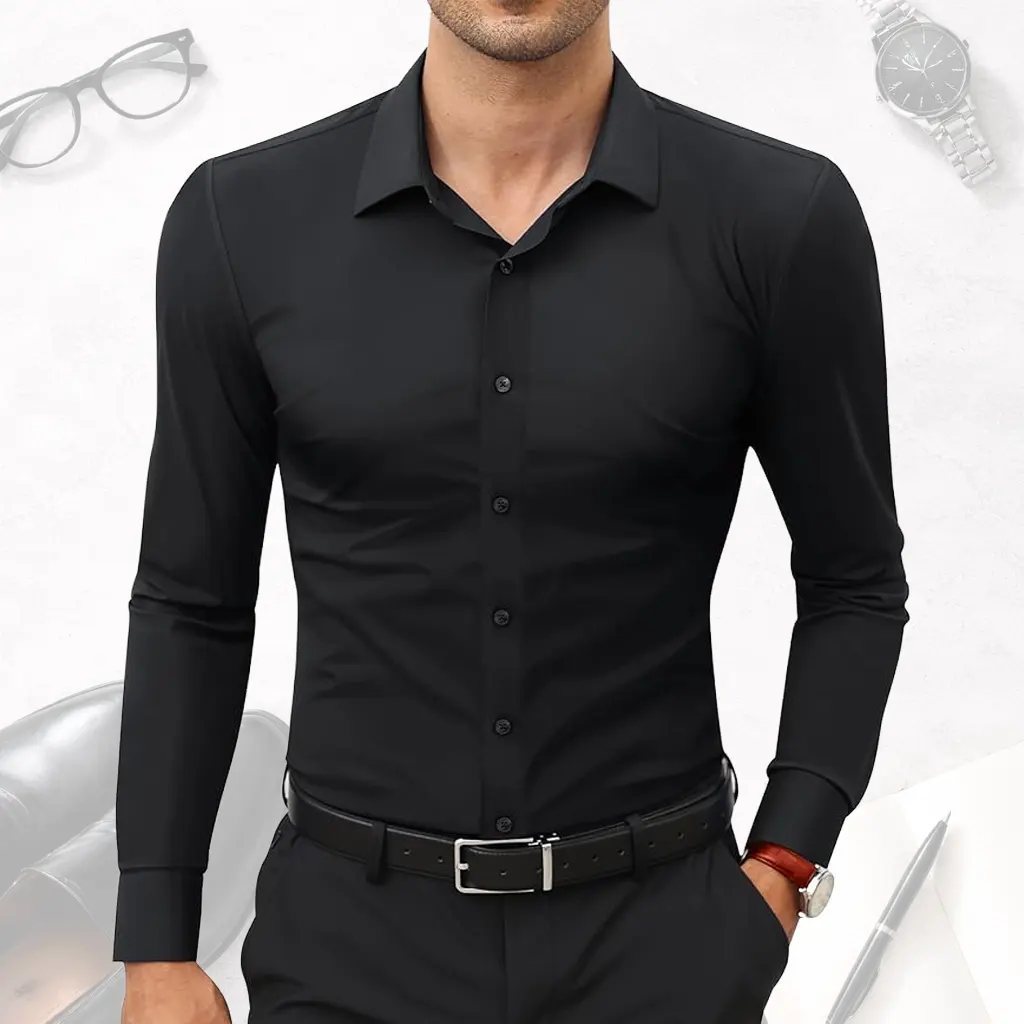 ICEFANG GN3 Tactical Dog Harness with 6X Buckle,Dog Molle Vest with Handle,3/4 Body Coverage,Hook and Loop Panel for ID Patch,No Pulling Front Clip (L (28"-35" Girth), Black)